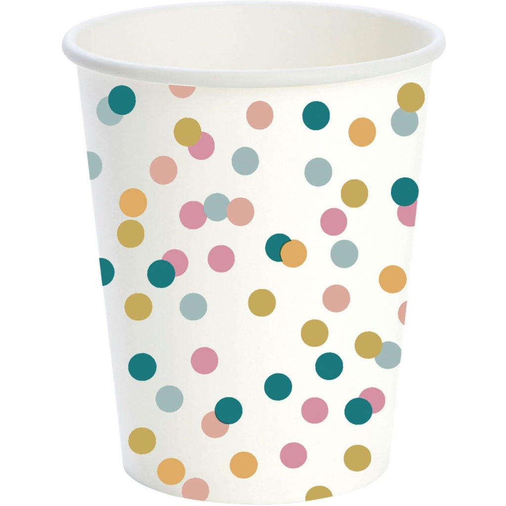 Duni papieren bekers dream dots 24 cl 10 stuks