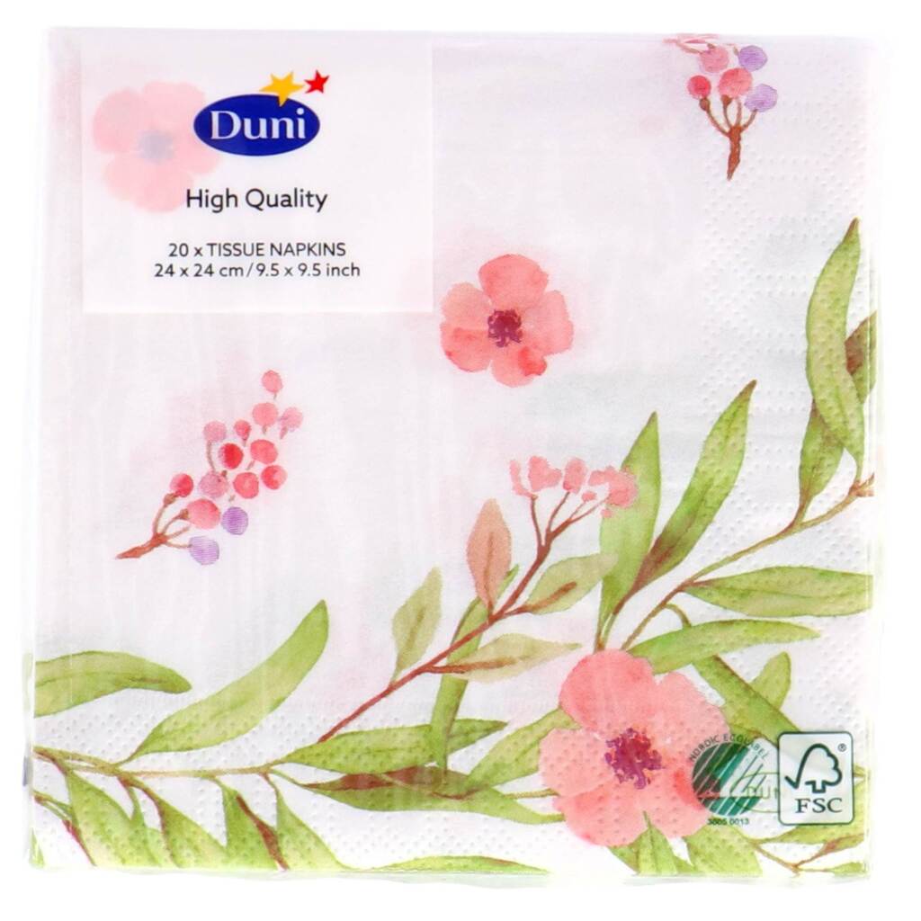 Duni servetten bos 24x24 cm