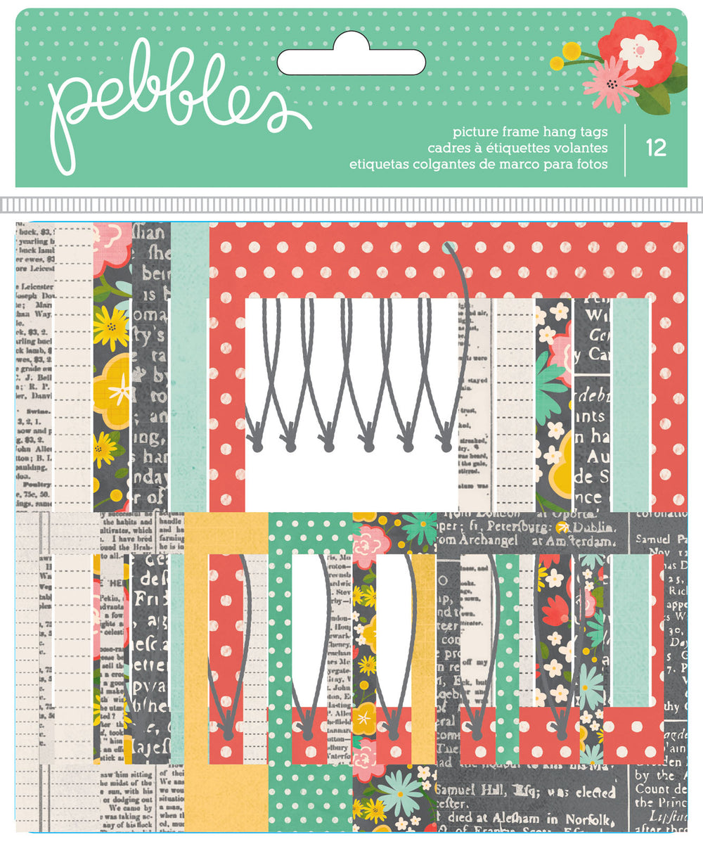 Pebbles • from me to you picture frame hang tags