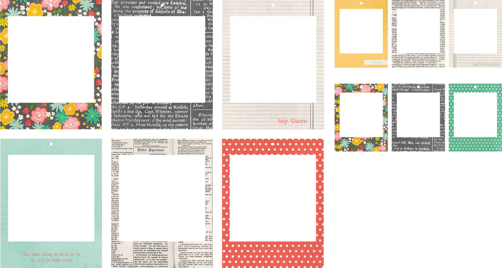 Pebbles • from me to you picture frame hang tags