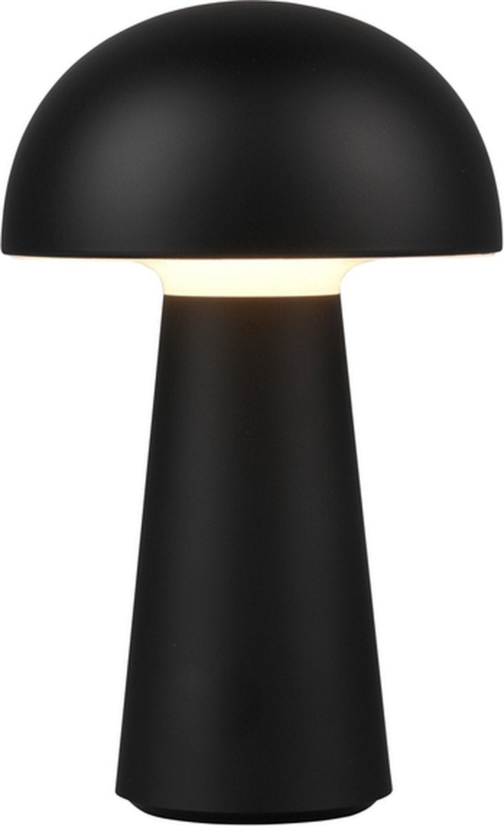 Rl live your light reality lennon - tafellamp - zwart - incl. 1x smd 2w - oplaadbare - buitenlamp - dimbaar - buitenverlichting - ip44