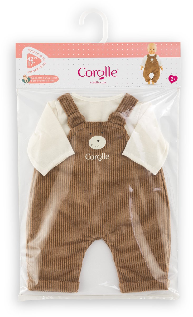 Corolle poppen overall met t-shirt kleine ontdekker - 42cm
