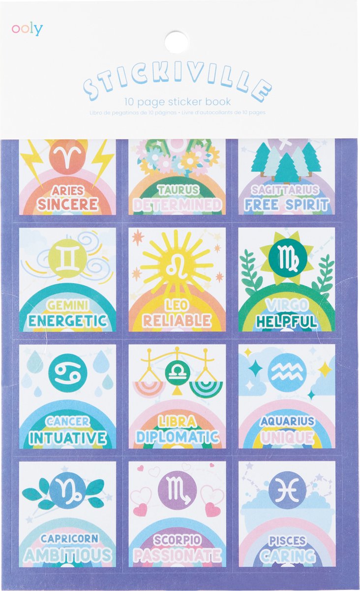 Ooly - stickiville - sterrenbeelden stickers