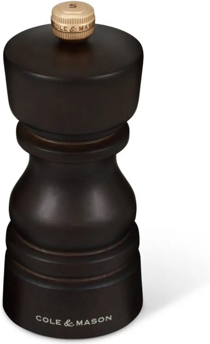 Cole mason - london chocolate wood salt mill 13 cm