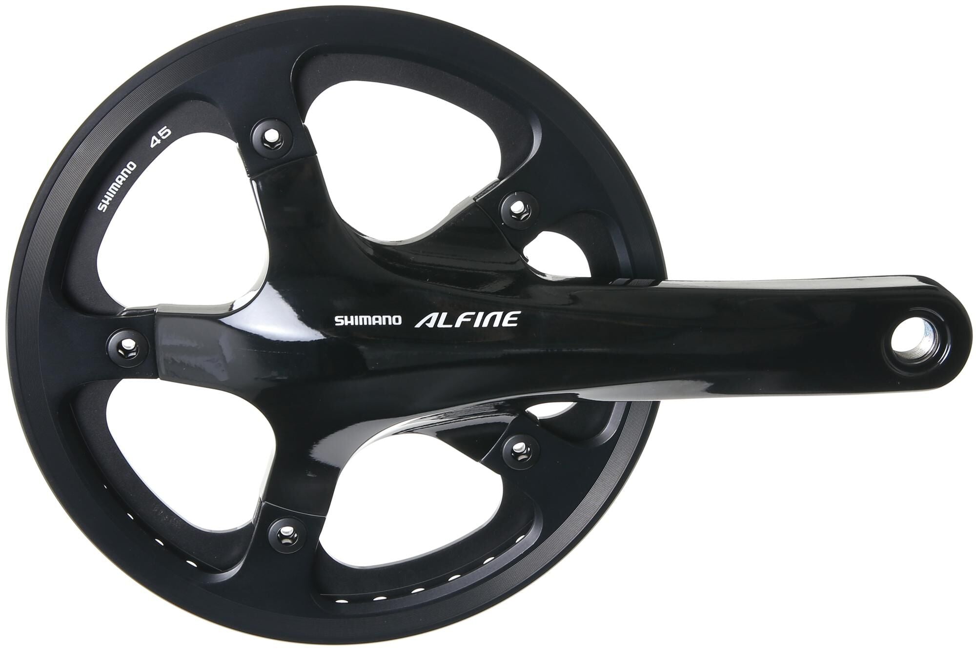Shimano crankstel alfine fc-s501 crankset shim.alfi.fcs501 45t.170mm ht2 1sp bl.