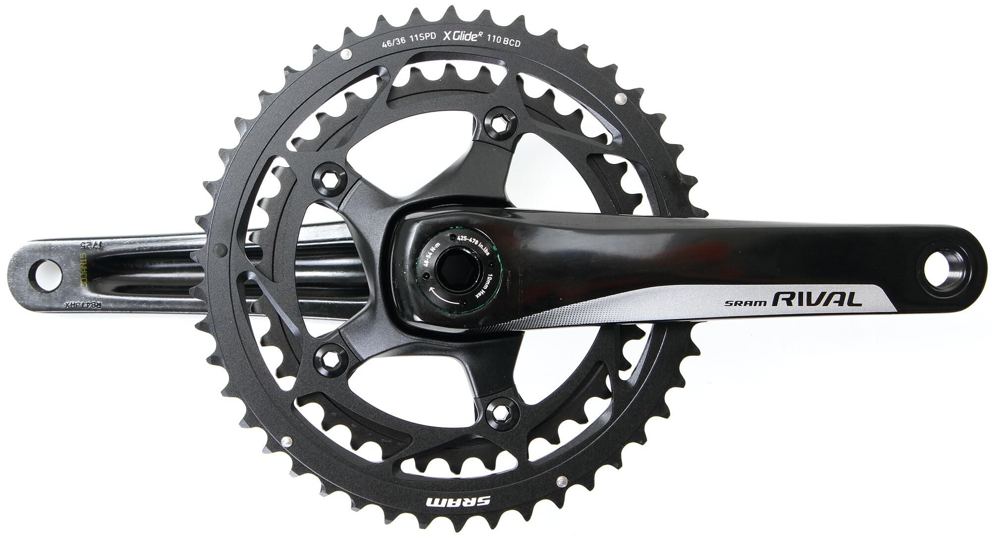 Sram crankstel rival 22 crankset rival 22 bb30 52 36t 170mm