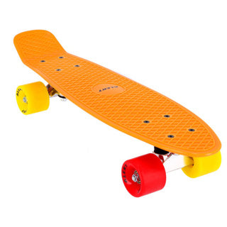 Alert outdoor skateboard 55 cm oranje