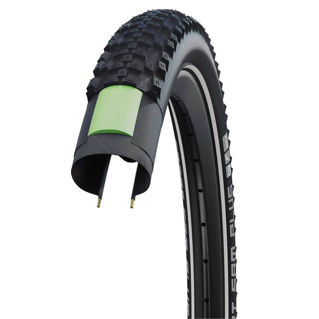 Schwalbe smart sam plus performance dd 27.5 addix e-50 clincher tire | 584 x 54 mm 27,5 x 2,10