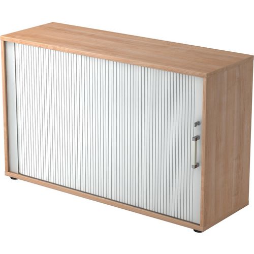 Bach archiefkast 2fh hammerer walnoot hout, metaal