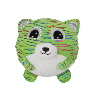 Pluchiez bal bouncing furry kitty friendti 23 cm assorti | 4 stuks