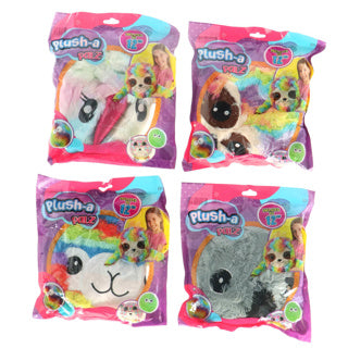 Pluchiez bal stuiterende harige vriend 30cm dieren assorti