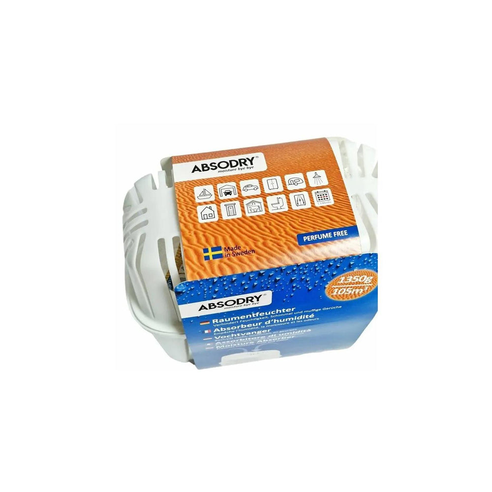 Absodry classic vochtvanger 25x13xh24cm met 3x navulzak 450gr