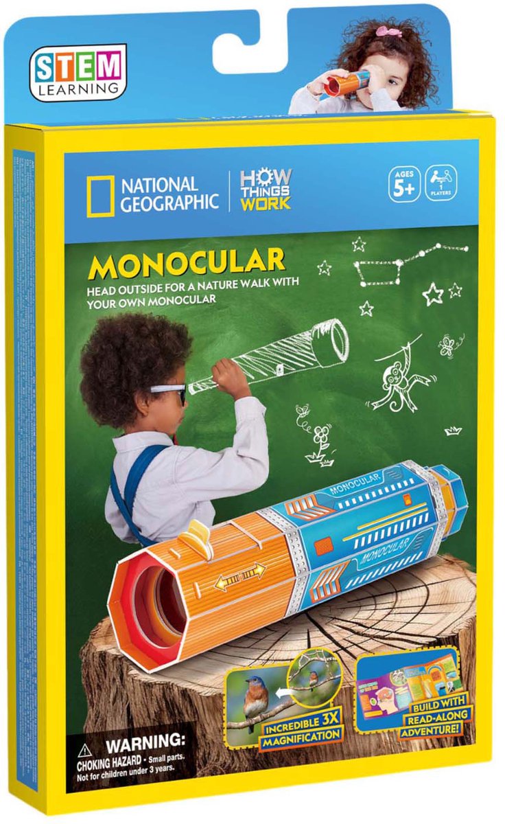 Cubic fun 3D puzzel National Geographic Stem Monoculair