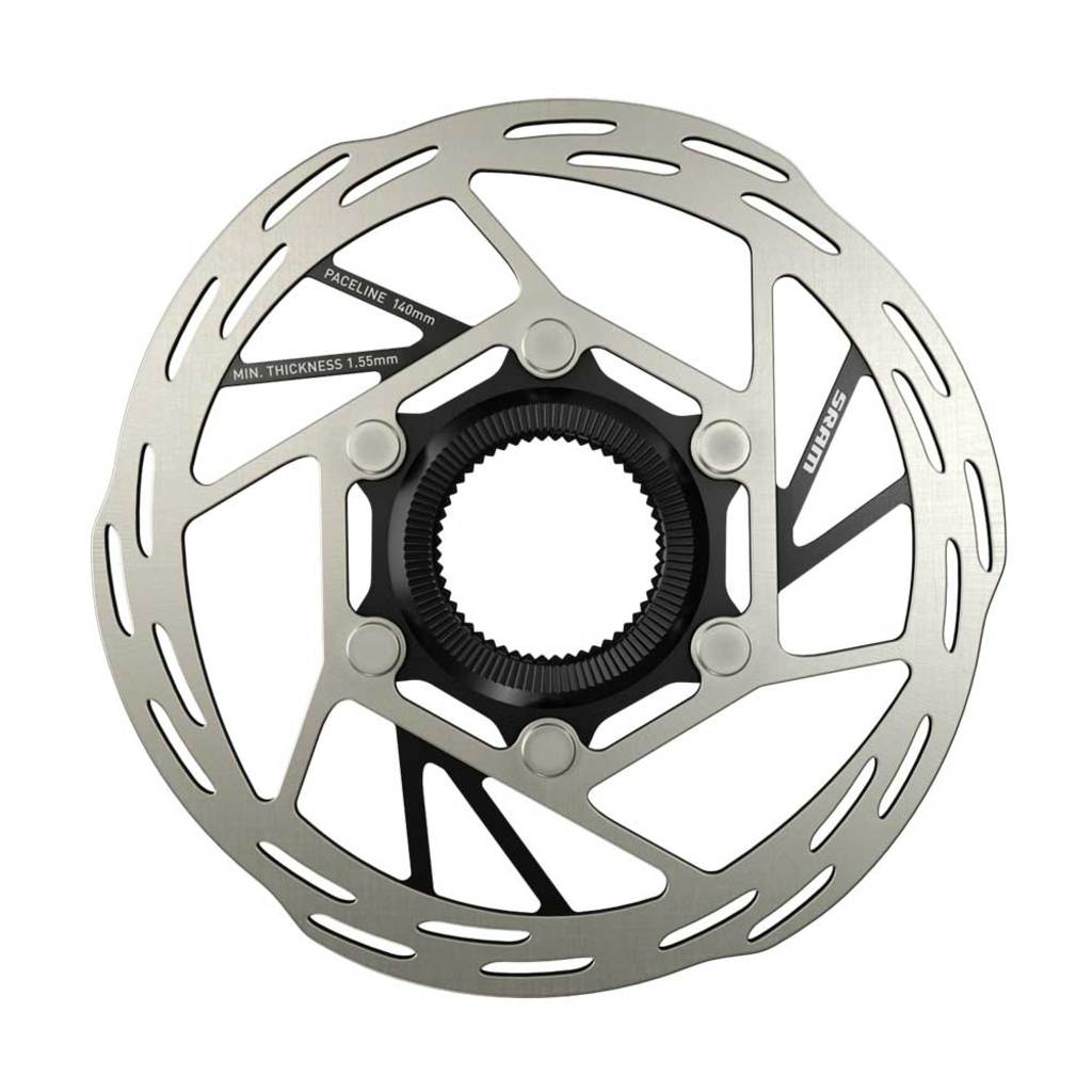Sram remschijf rotor paceline 140mm a2 centerlock rounded incl interne lockring