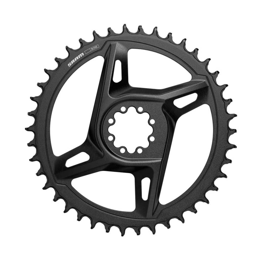 Sram kettingblad rival e1 46t x-sync 6.5mm offset dm incl. 8 bladbouten zwart