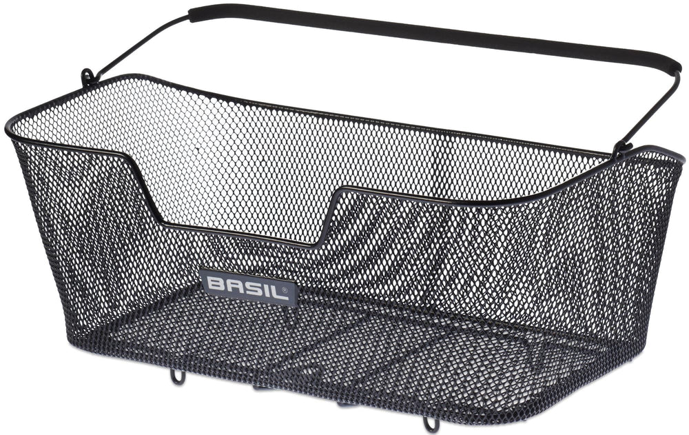 Basil Base XL - fietsmand - achterop - zwart