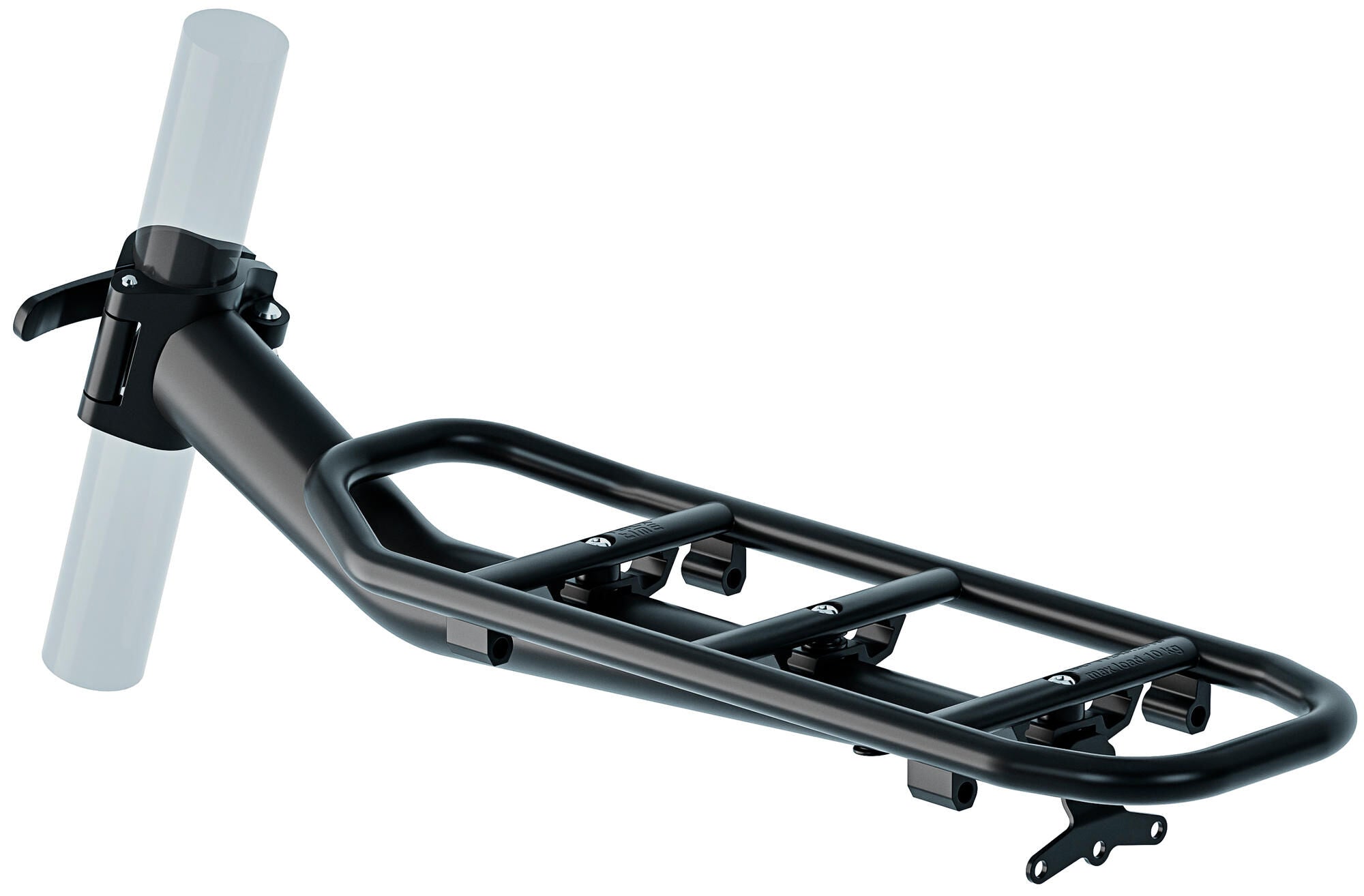 Racktime clipit 2.0 zadelpen bagagedrager zwart