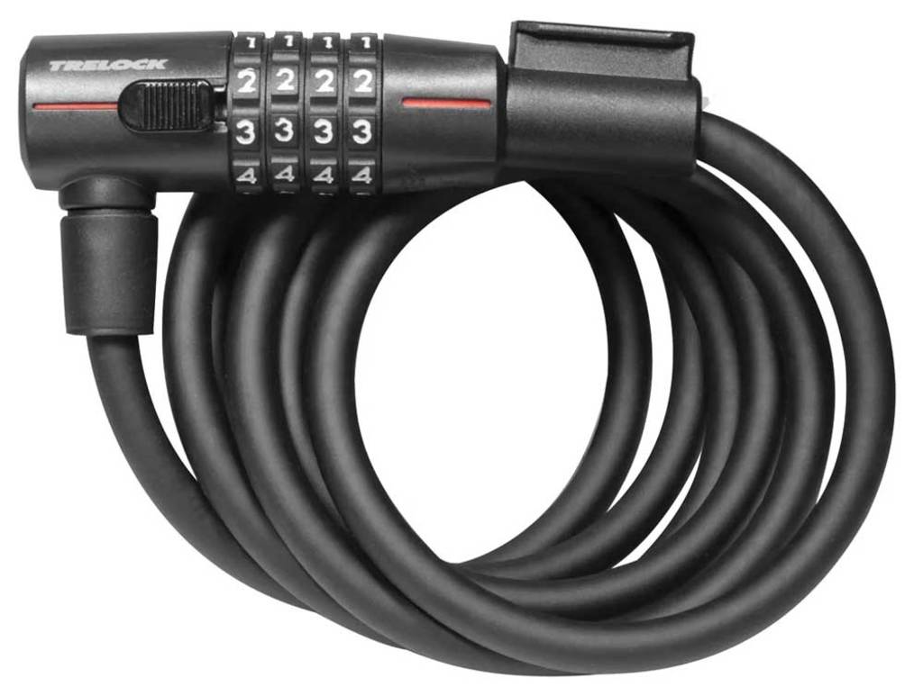 Trelock ks415 kabelslot code 110 15mm zwart
