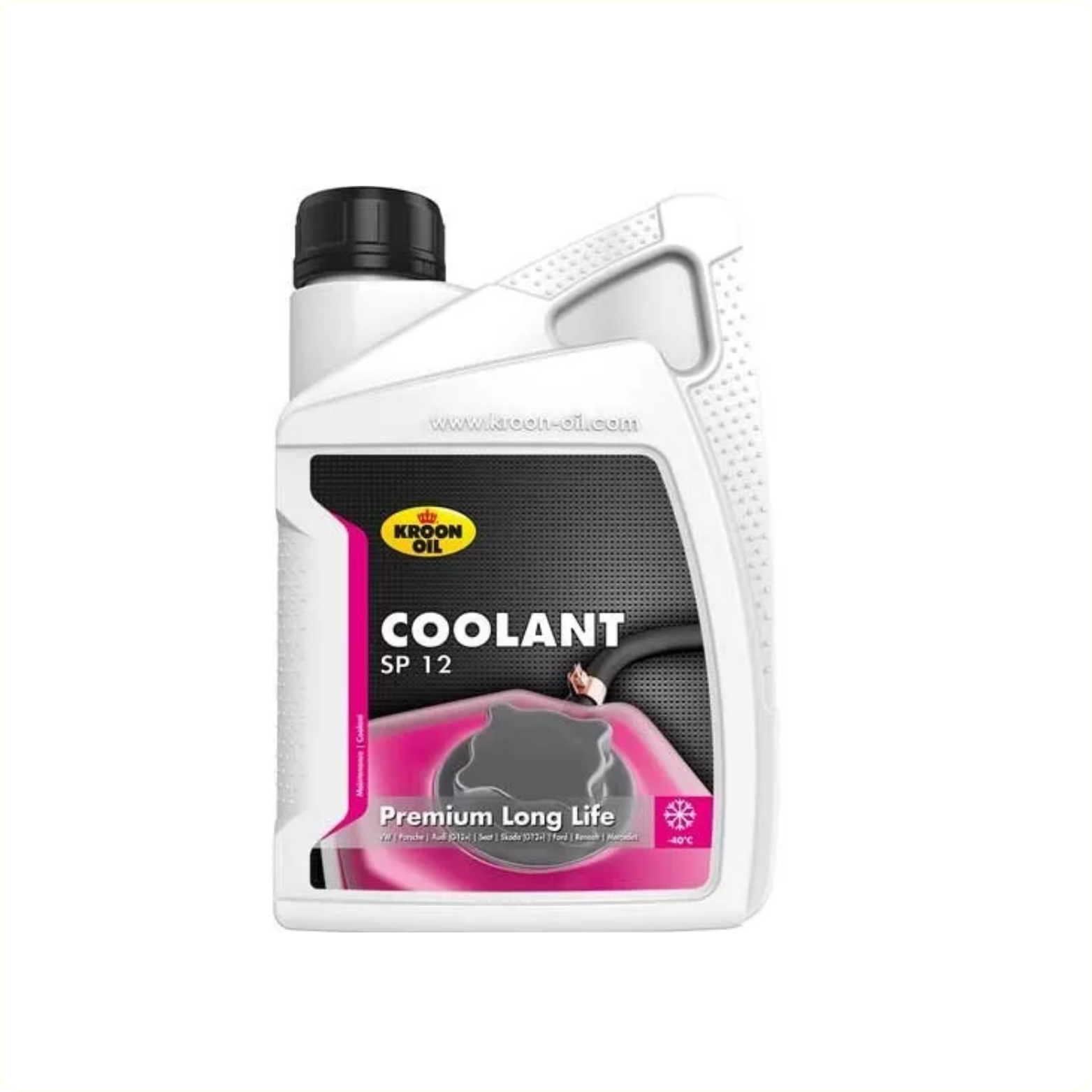 Kroon-oil sp 12 koelvloeistof, premium lange levensduur (roze) 1 liter