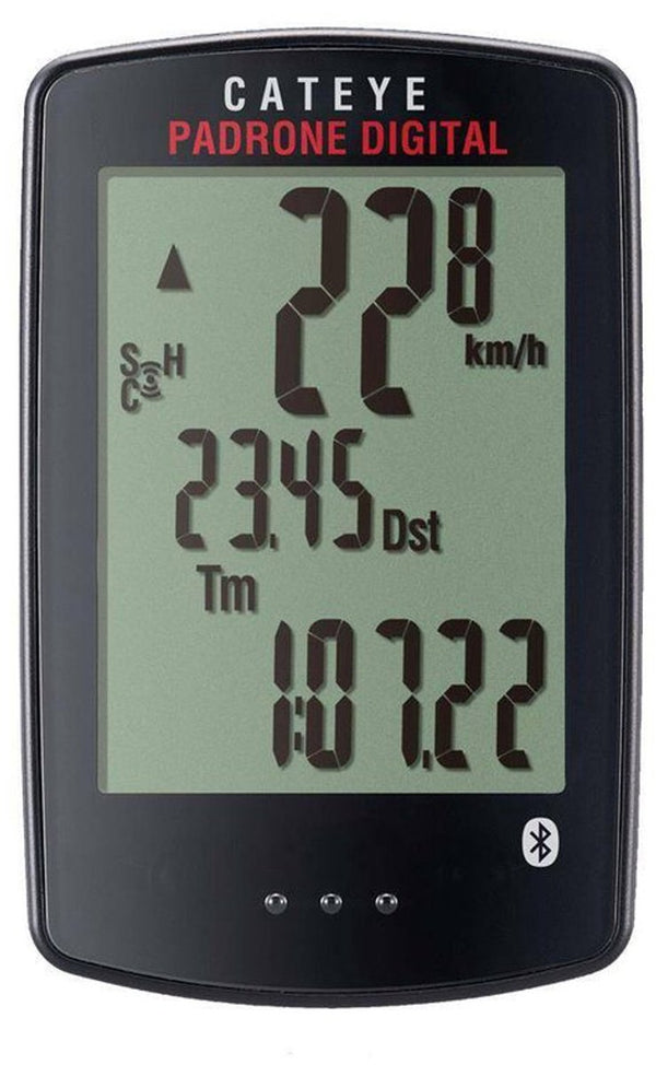 Cateye padrone digital cc-pa400b fietscomputer - draadloos - zwart