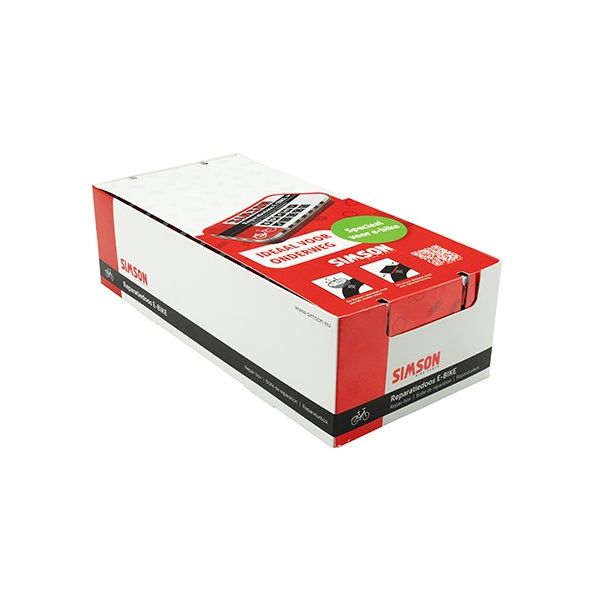reparatiedoos E-bike aluminium rood wit 14-delig