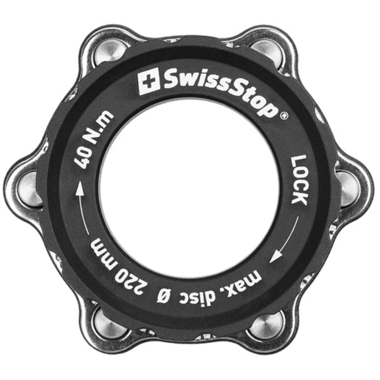 Swissstop - centerlock sluitringadapter