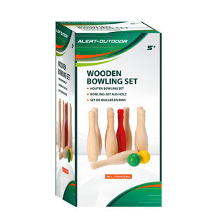Alert outdoor bowlingset hout