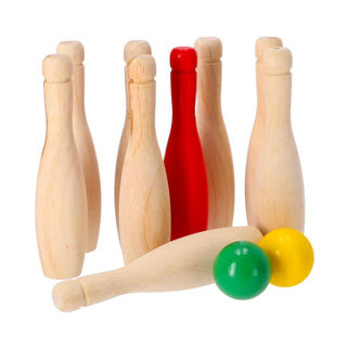 Alert outdoor bowlingset hout