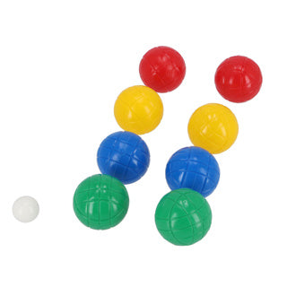 Alert outdoor jeu de boules set kunststof 8 ballen | 3 stuks
