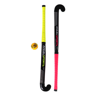 Engelhart hockeyset roze en geel 33''