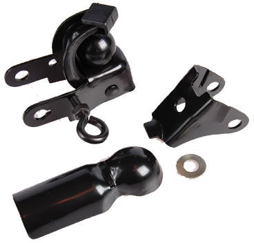 Bicycle trailer hitch