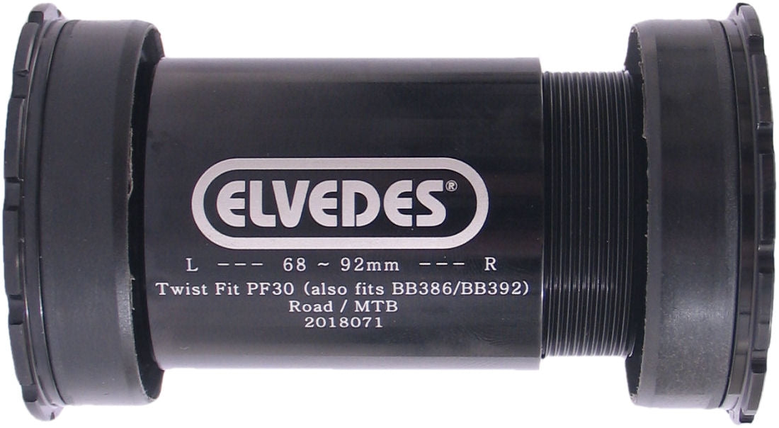 Boîtier de pédalier Elvedes Twist fit PF30 (convient également à BB386 BB392)