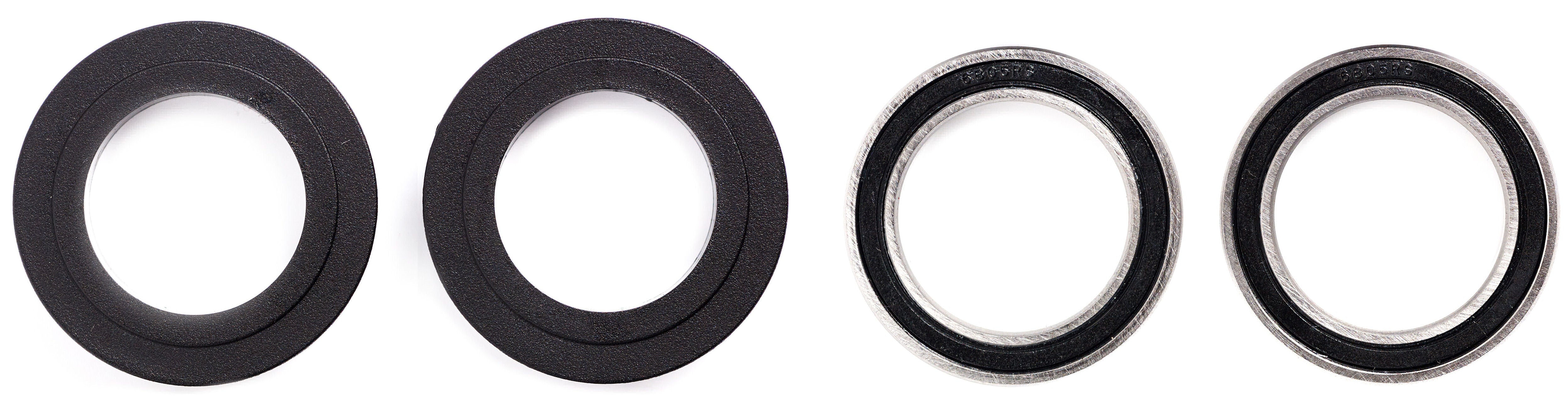 Jeu de boîtiers de pédalier pour boîtiers de pédalier Elvedes 24 mm