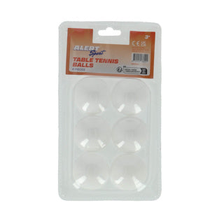 Alert sport tafeltennisballen 6 stuks