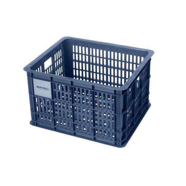 Basil fietskrat M - medium - 29,5 liter - blauw