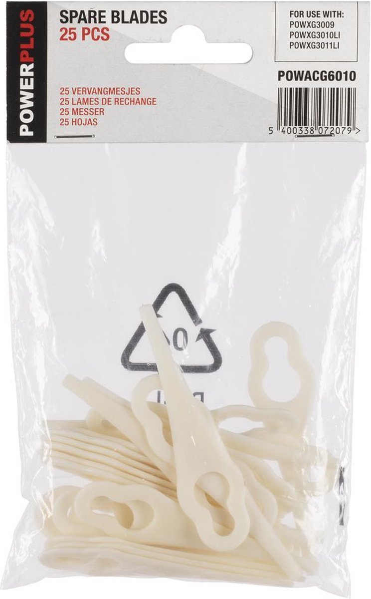 Powerplus - powacg6010 - reservemesjes #25 - powxg3010li-xg3011li-xg3009