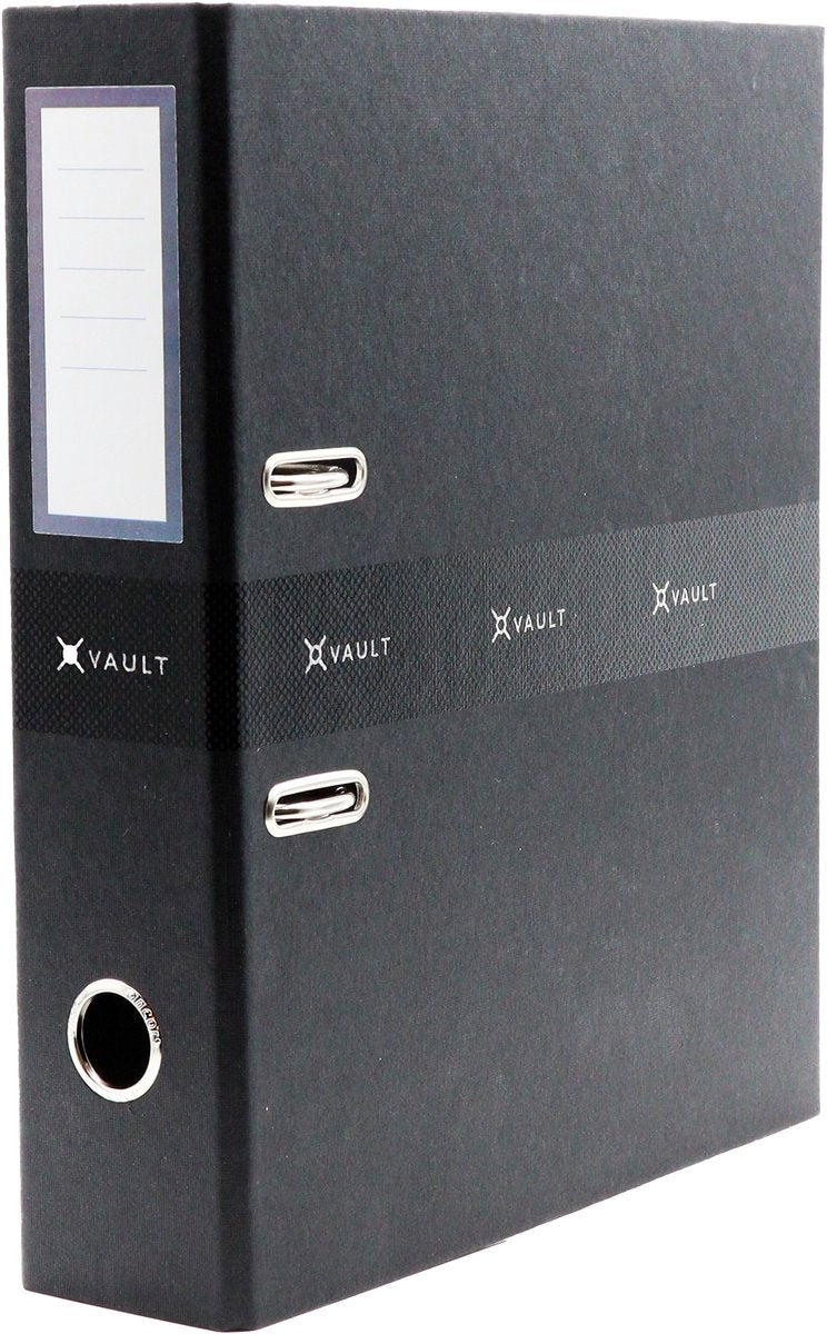 Kangaro ancor ordner - vault - formaat a4 - rugbreedte 8 cm - 2 stuks - an-099485-a
