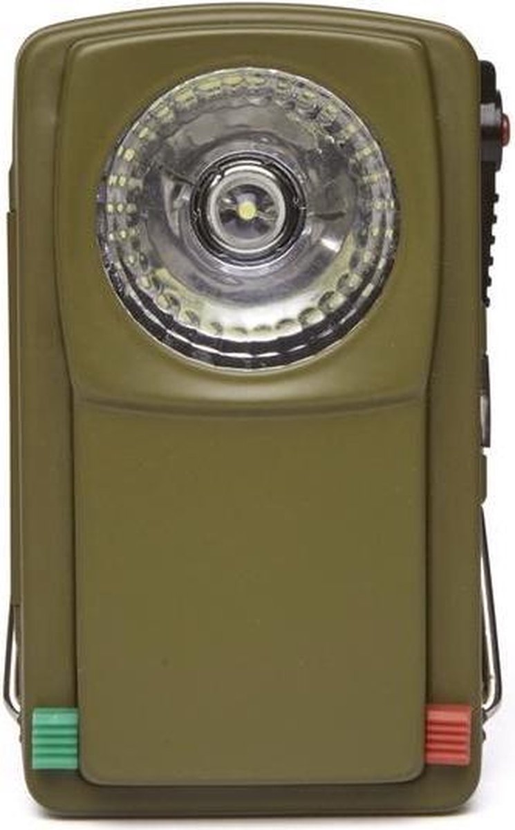 Kikkerland - huckleberry morse code zaklamp - leer de morse codes - verwisselbare filters: groen en rood - duurzame metalen behuizing
