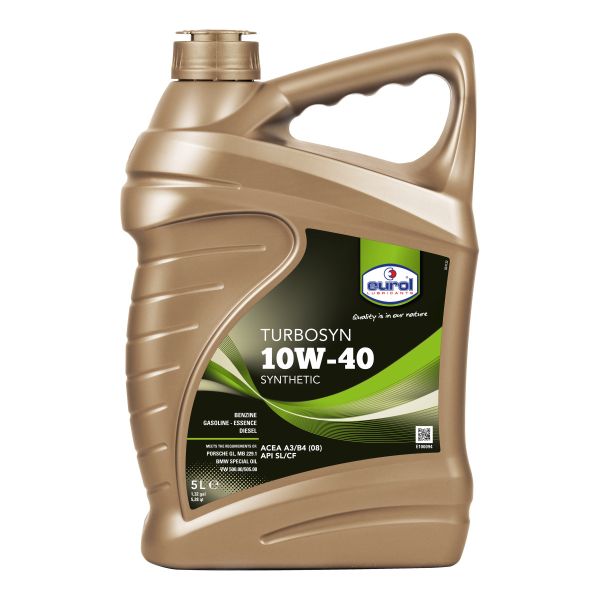 Huile Eurol 10W-40 Turbosyn 5 litres