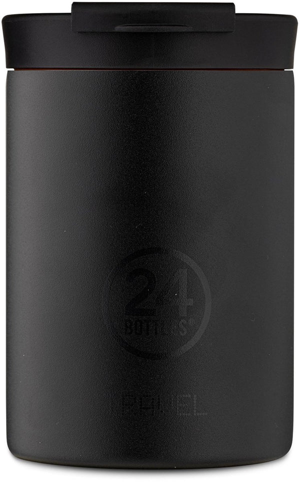 24bottles 24 bottles travel tumbler tuxedo black 350ml rvs thermosbeker duurzaam