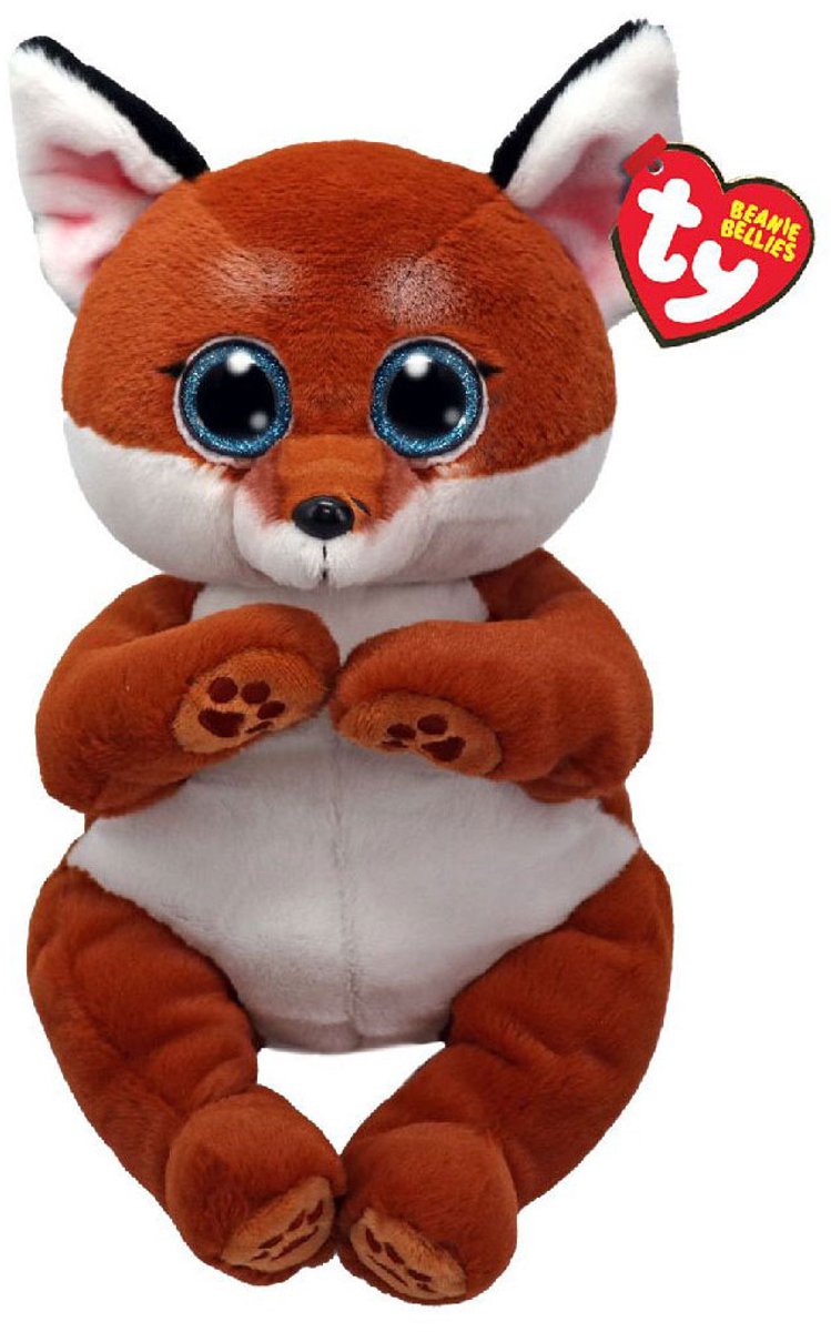 Ty beanie baby buikjes witt vos medium