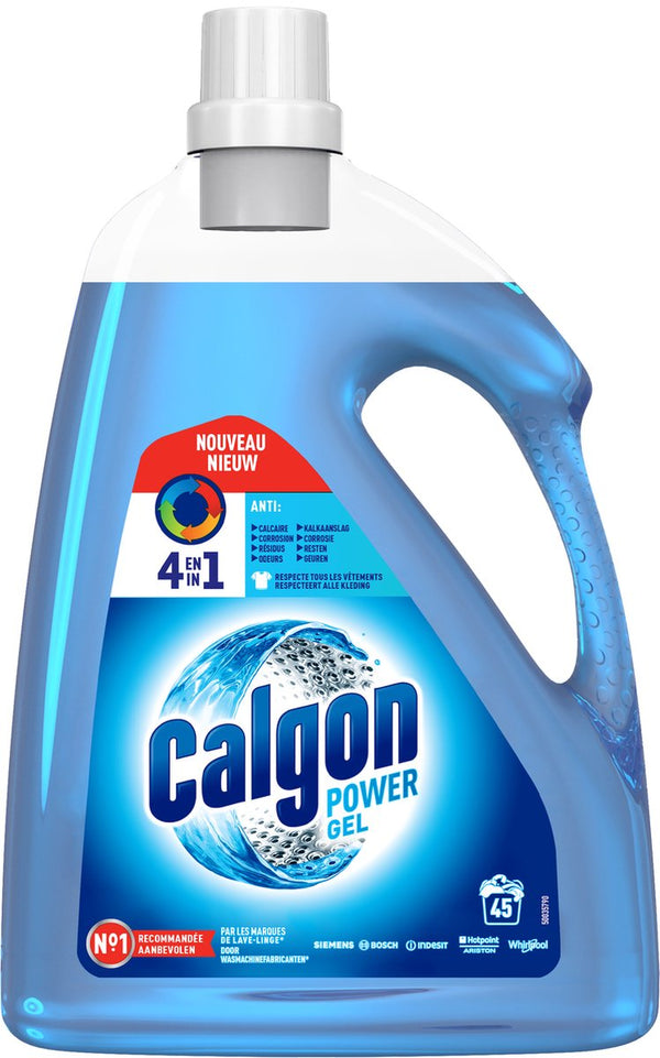 Calgon 4in1 wasmachinereiniger antikalk gel - 45 wasbeurten - 2,25l