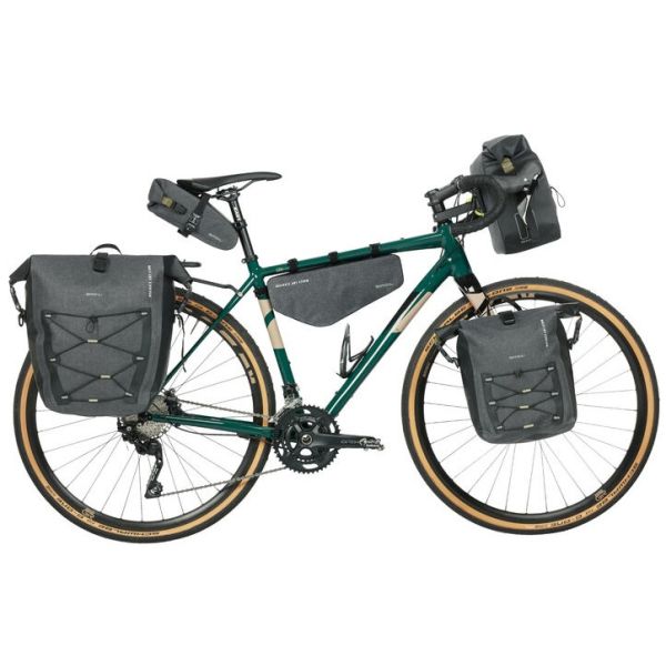 Basil Navigator Storm Handlebar Bag - sporty bike handlebar bag, waterproof, black