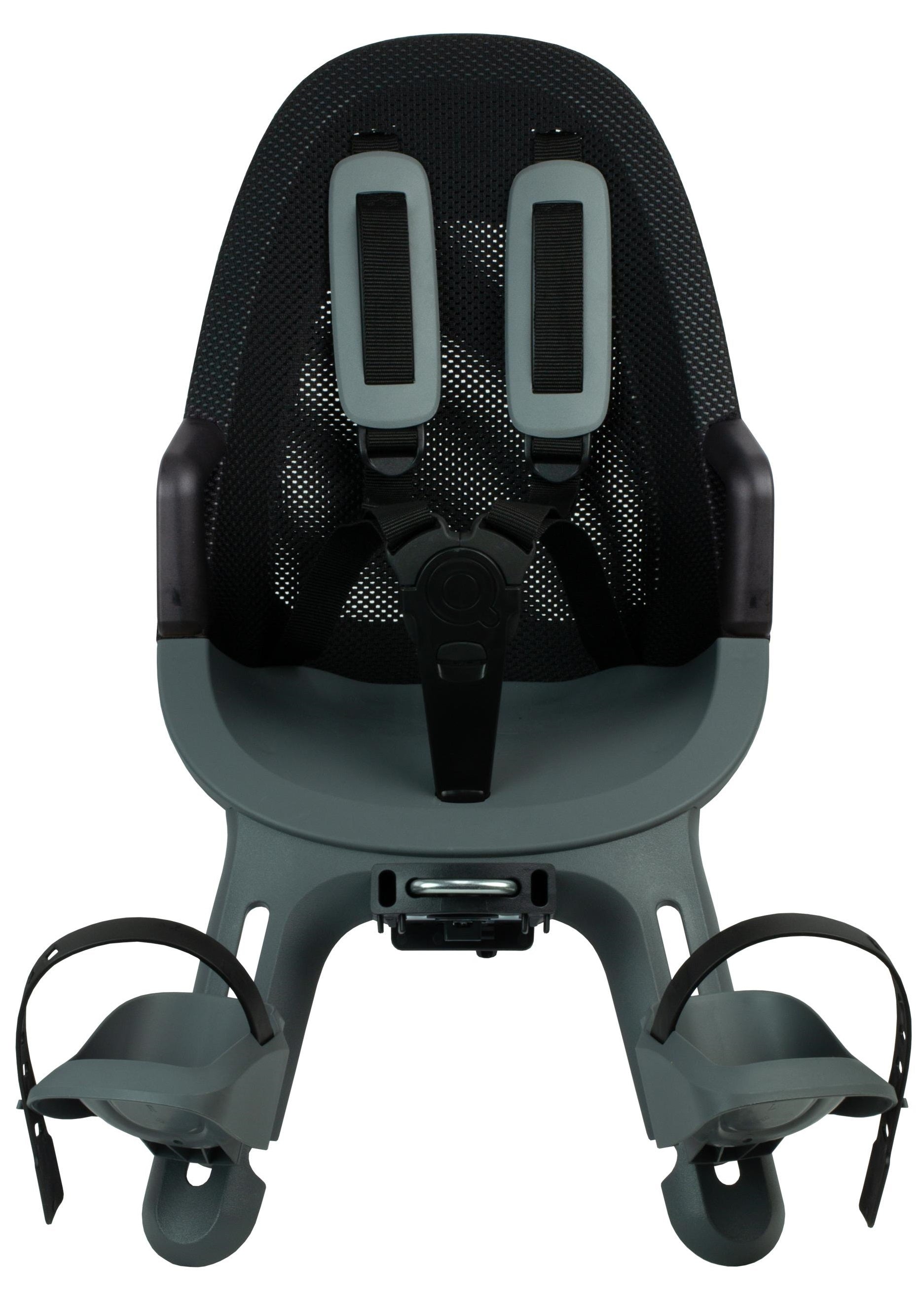 Qibbel air voorzitje grijs sprankelend zilver q860