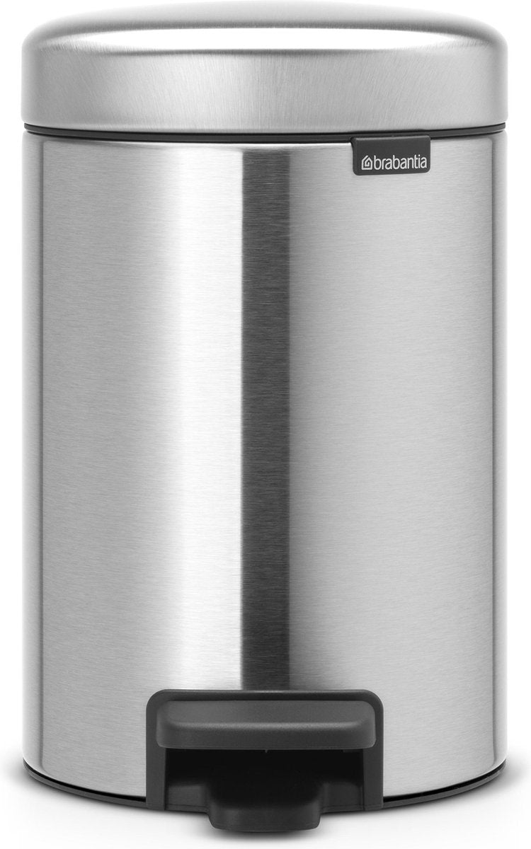 Brabantia newicon pedaalemmer, 3l - mat staal