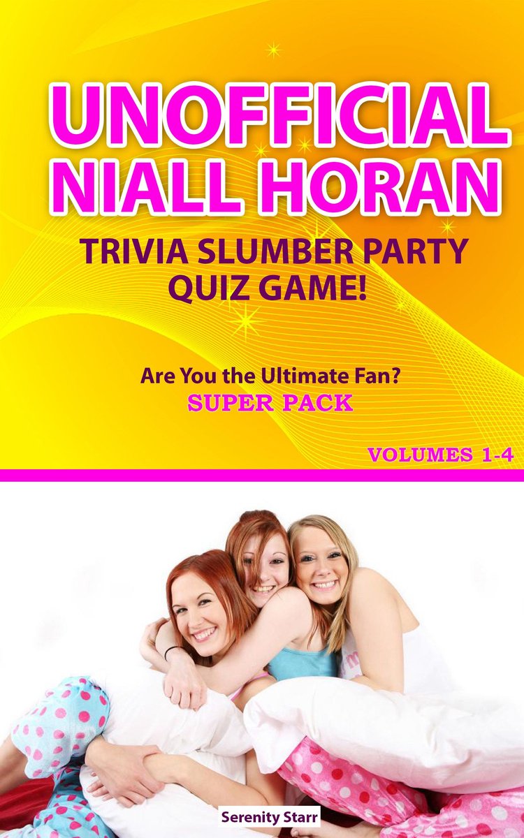 Ty unofficial niall horan trivia slumber par quiz game super pack volumes 1-4