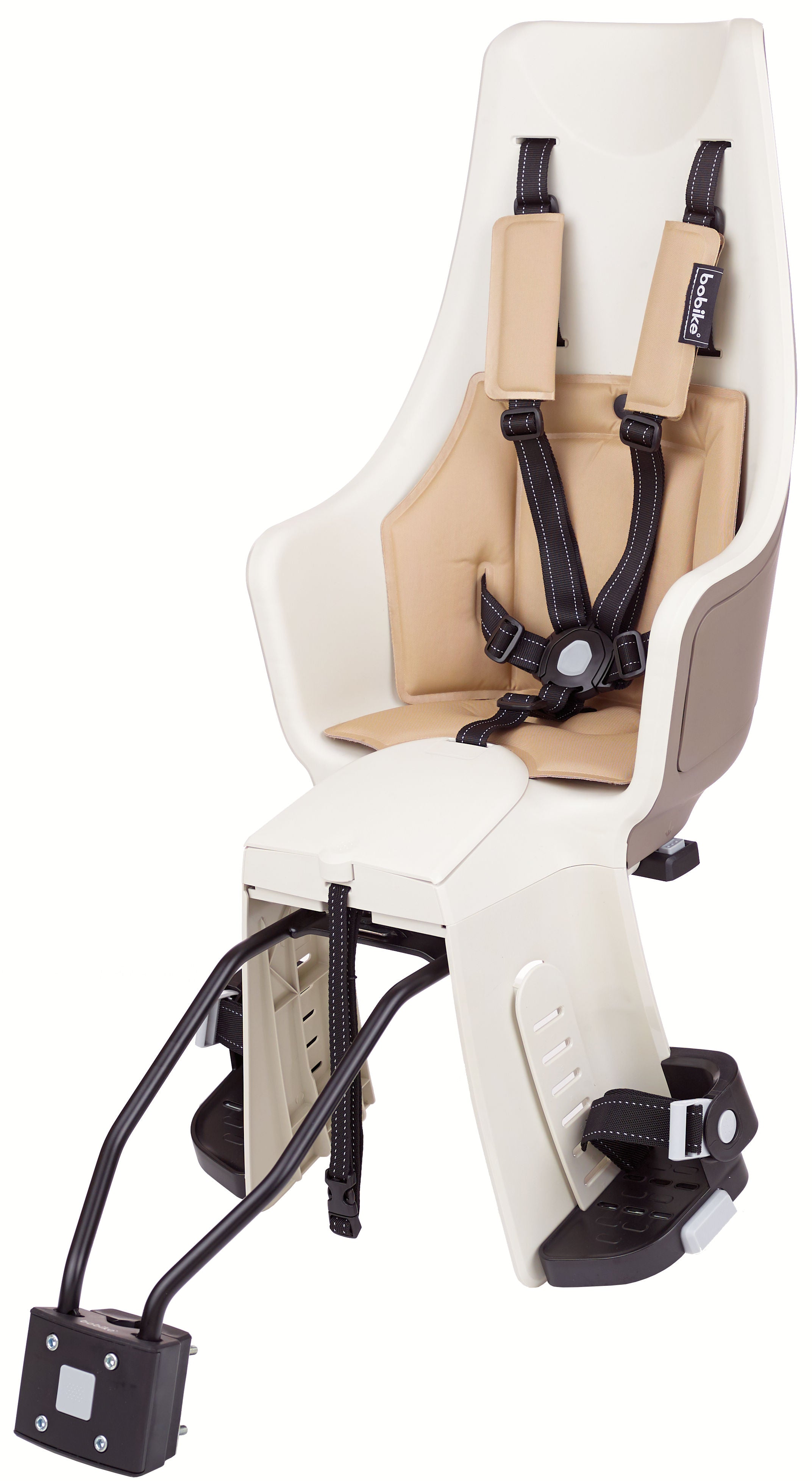 Kinderzitje achter Bobike Maxi Exclusive Plus - safari chic - framebevestiging (FF)