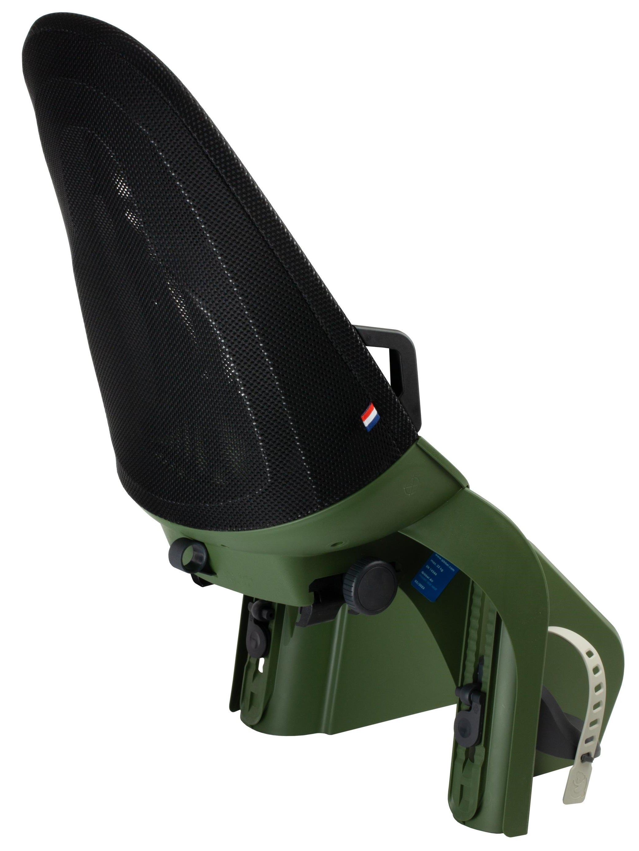 Qibbel air q909 achterzitje dragerbevestiging magic groen