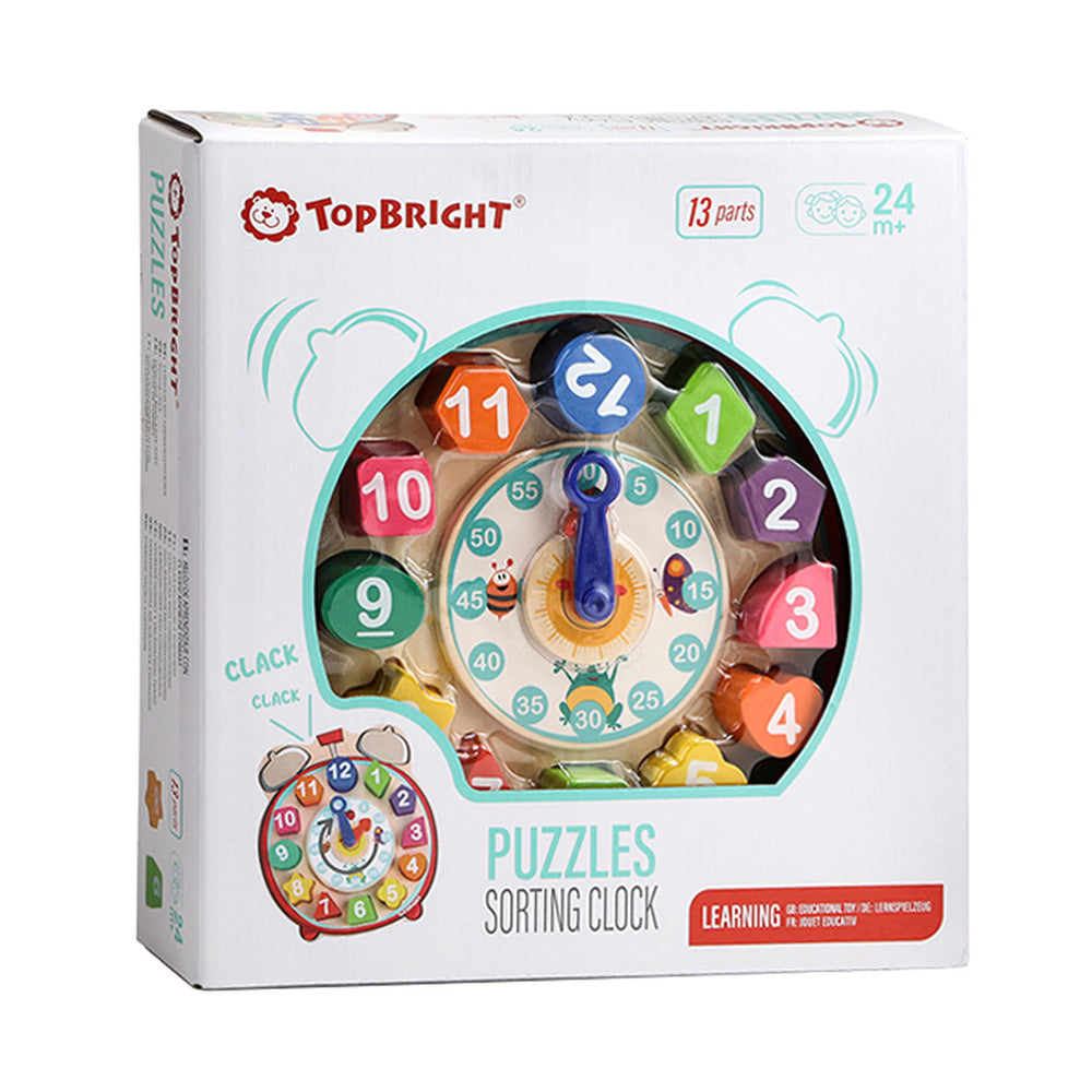 Topbright houten sorteerklok