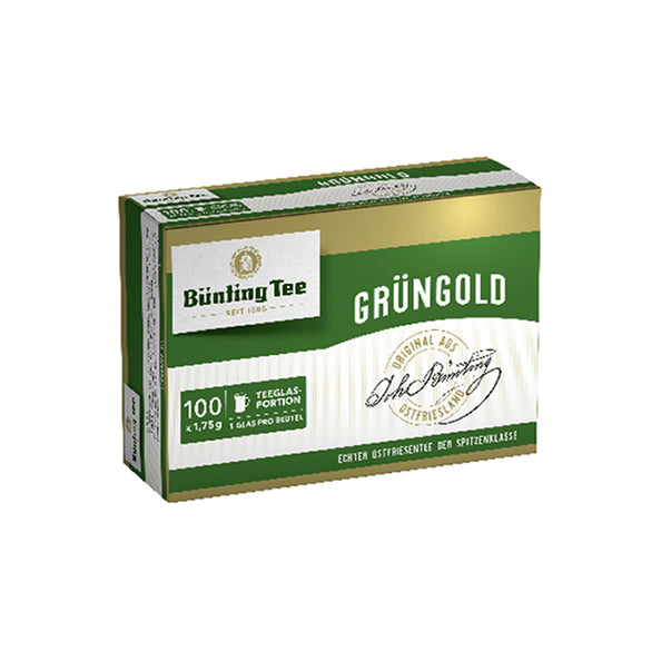 Bunting tee grungold teebeutel pak (10x 100 stuks)